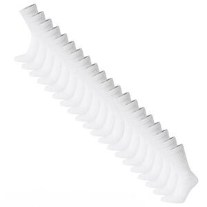 Soxy Mens Socks (Pack of 20) / White